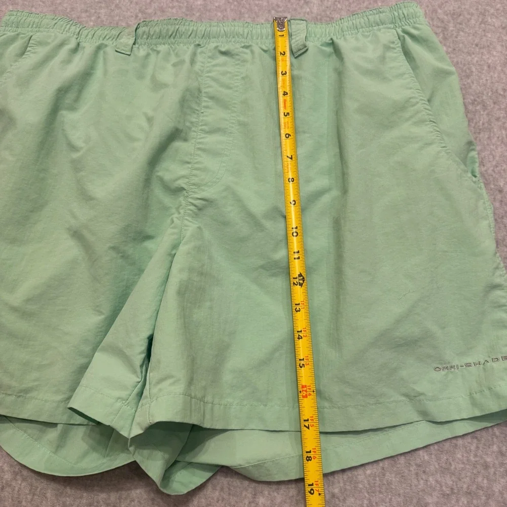 Columbia PFG Backcast III Water Shorts Mens XXL‎ Green Omni-Shade Fish Swim
